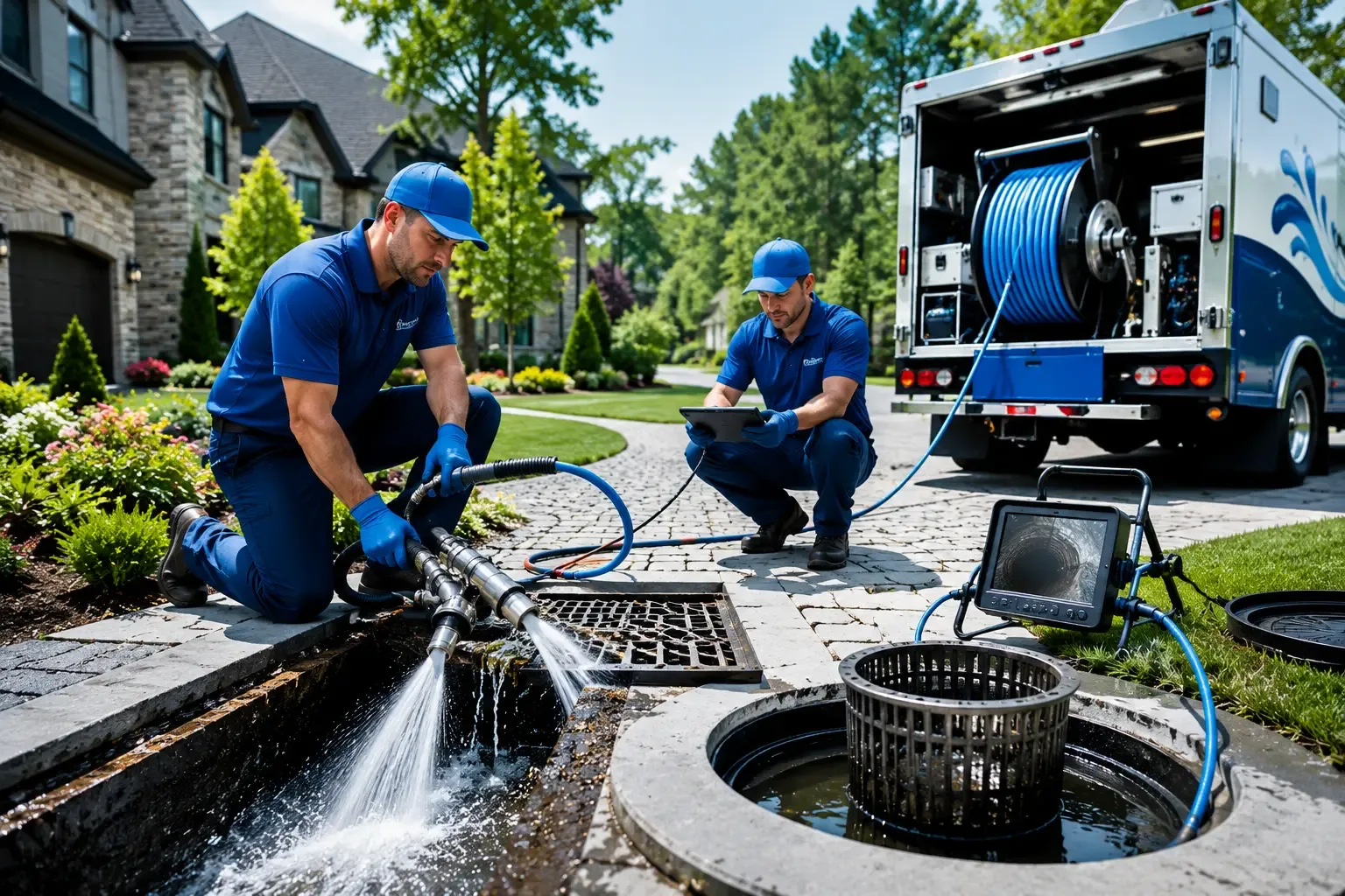 Local outdoor drain cleaning professionals in Saint Louisville, OH
