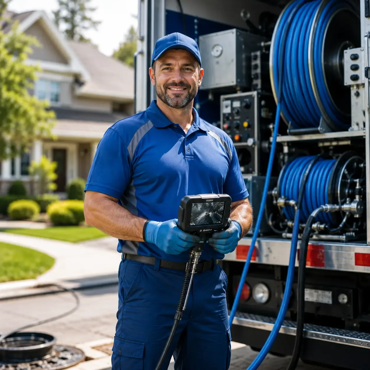 Local outdoor drain cleaning specialists in Saint Louisville, OH